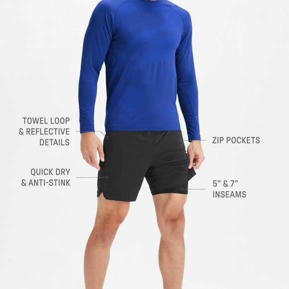 Fabletics The One Short Lined 7in Men's - Picture 2 of 6